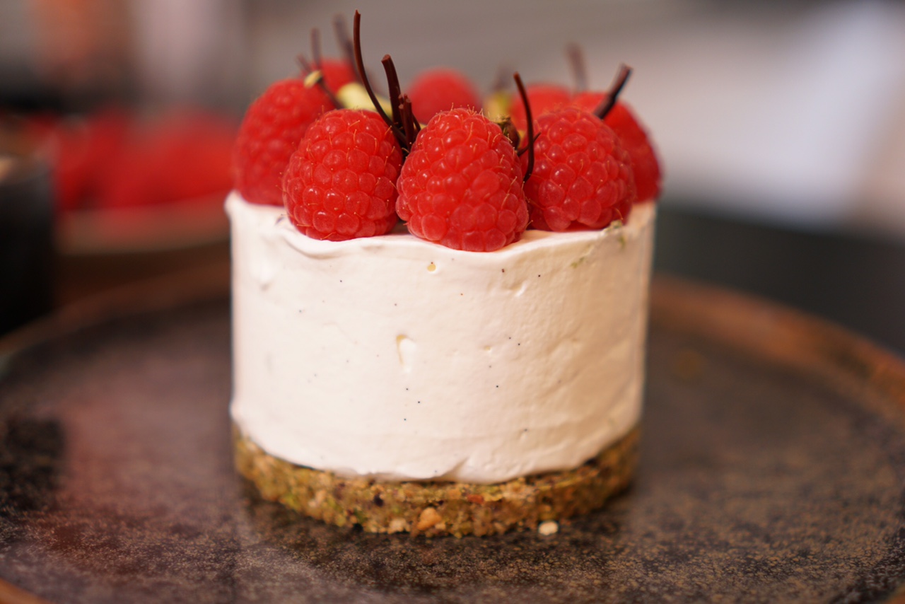 cheesecake aux framboises sans cuisson