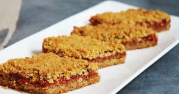 Barres avoine, rhubarbe et fraise